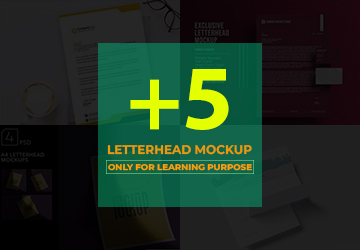 Letterhead Mockup Bundle 02